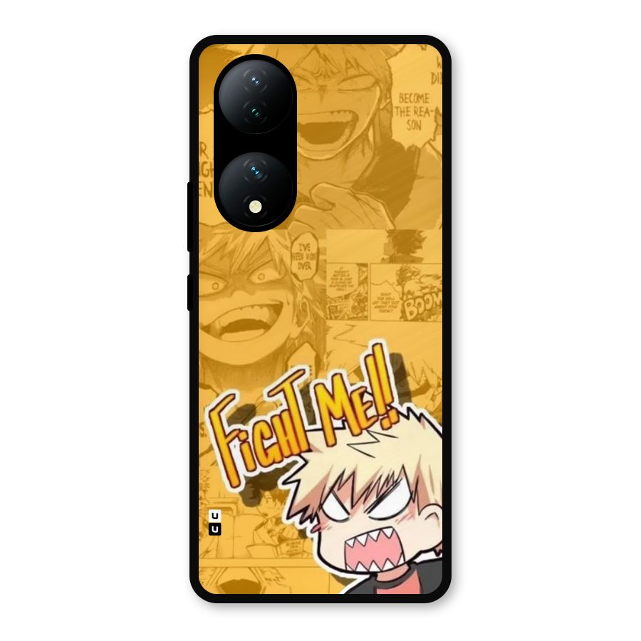 Fight Me Challenge Metal Back Case for Vivo T2