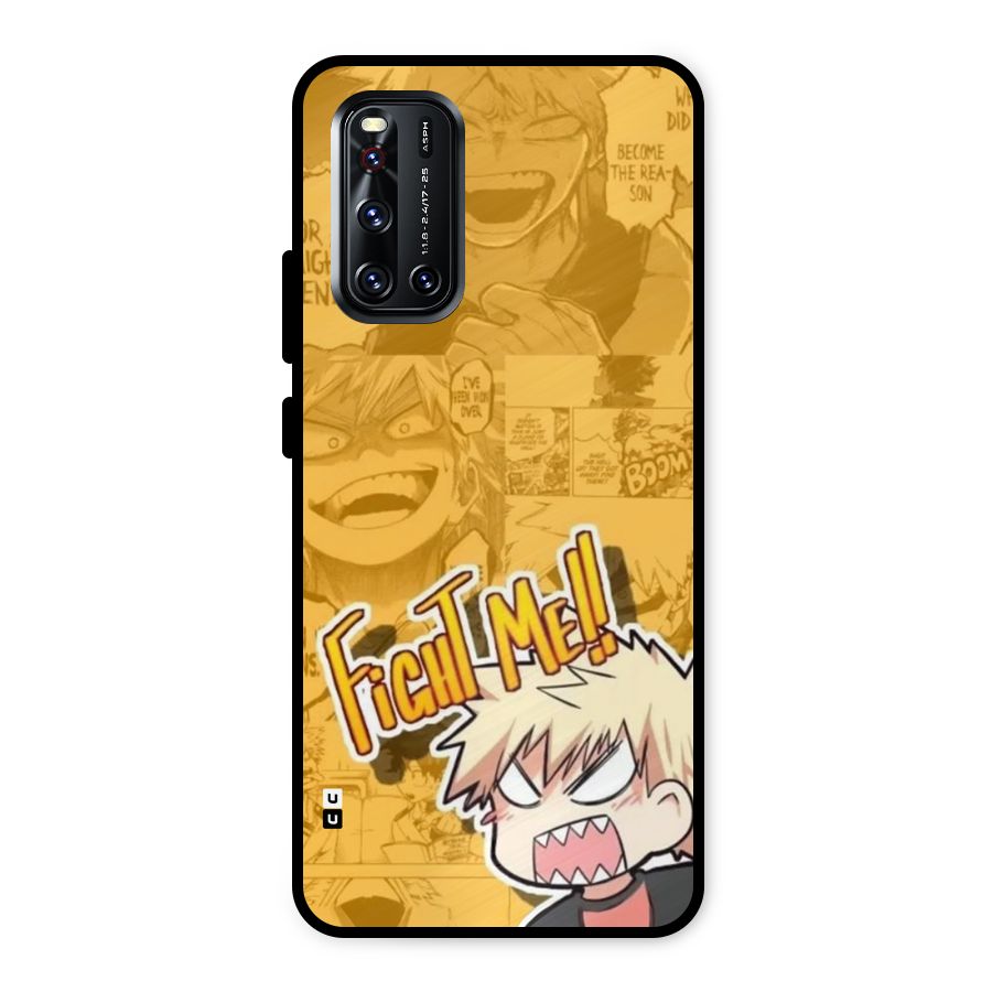 Fight Me Challenge Metal Back Case for Vivo V19