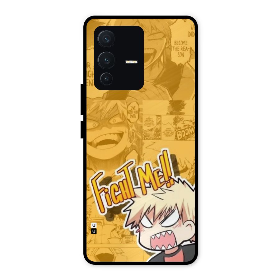 Fight Me Challenge Metal Back Case for Vivo V23 5G