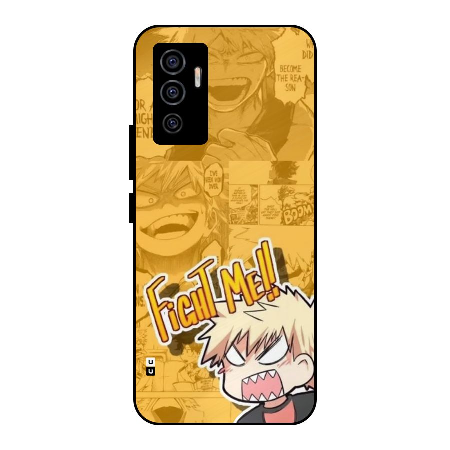 Fight Me Challenge Metal Back Case for Vivo V23e