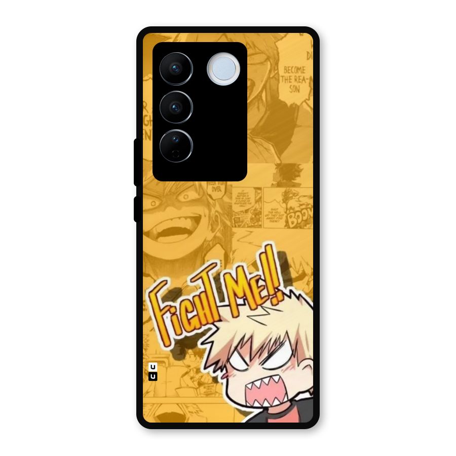Fight Me Challenge Metal Back Case for Vivo V27
