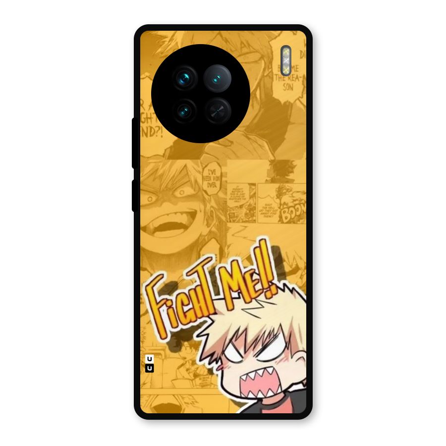 Fight Me Challenge Metal Back Case for Vivo X90