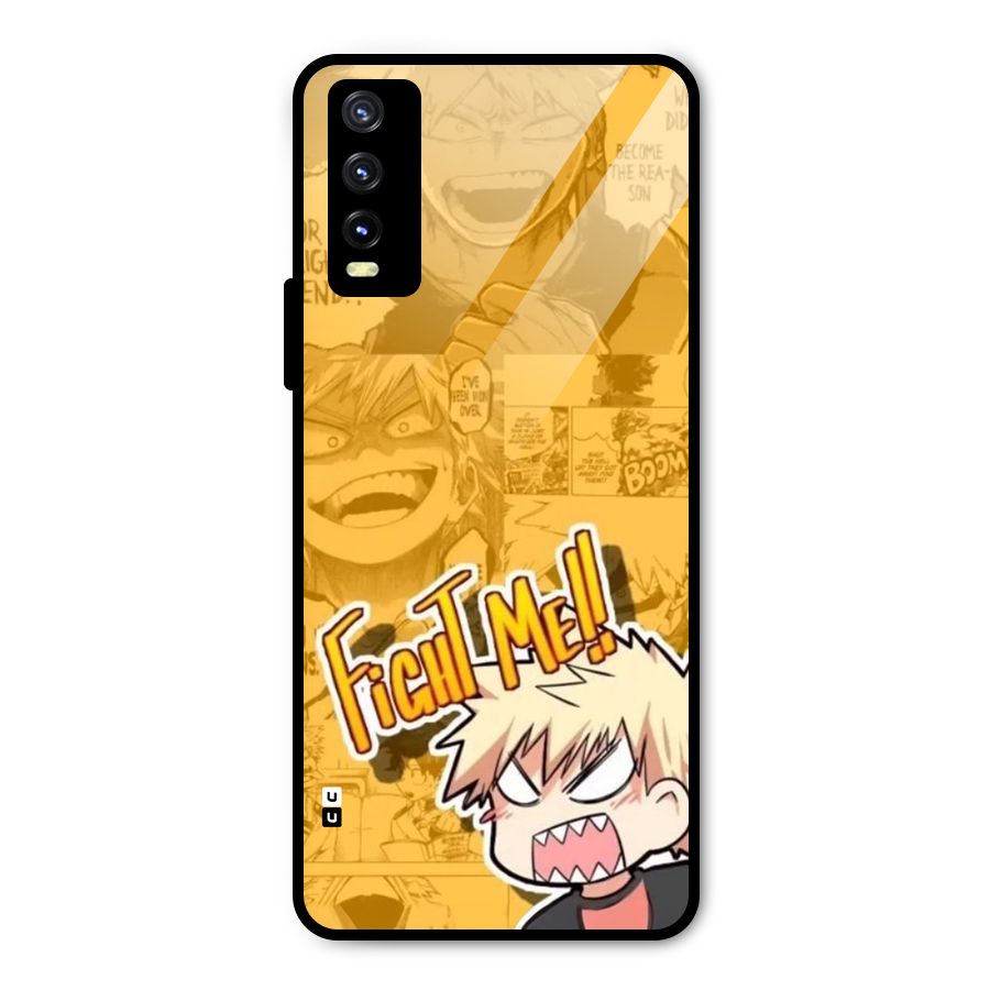Fight Me Challenge Metal Back Case for Vivo Y20