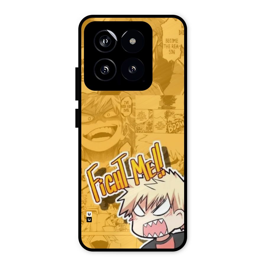 Fight Me Challenge Metal Back Case for Xiaomi 14