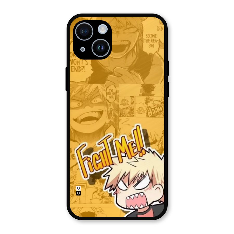 Fight Me Challenge Metal Back Case for iPhone 14