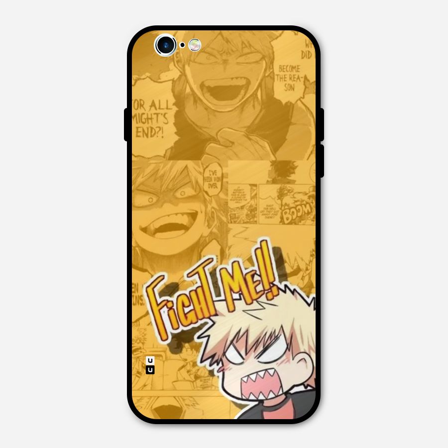 Fight Me Challenge Metal Back Case for iPhone 6 6s