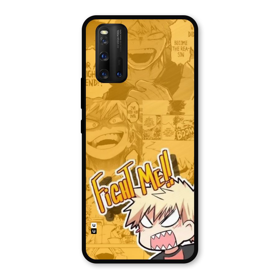 Fight Me Challenge Metal Back Case for iQOO 3