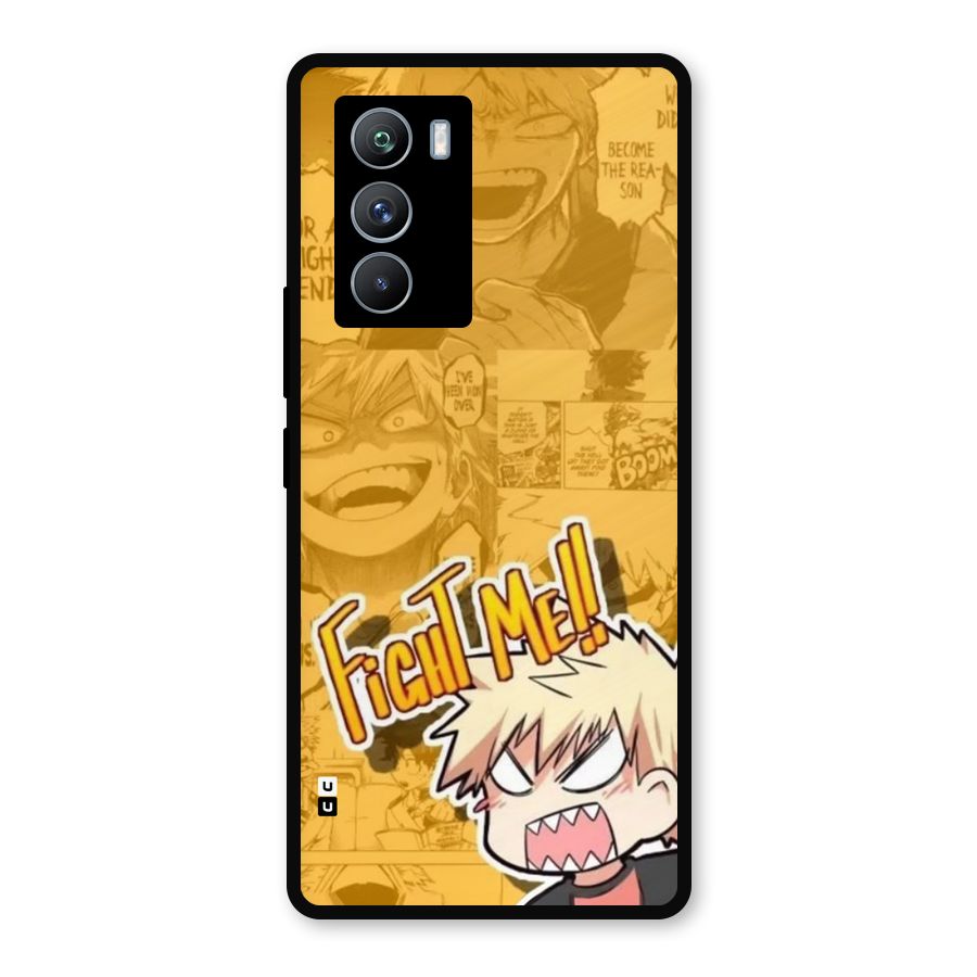 Fight Me Challenge Metal Back Case for iQOO 9 SE