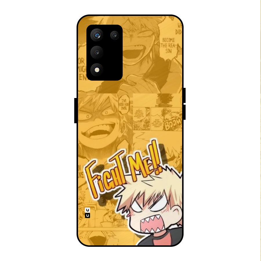 Fight Me Challenge Metal Back Case for realme 9 5G SE