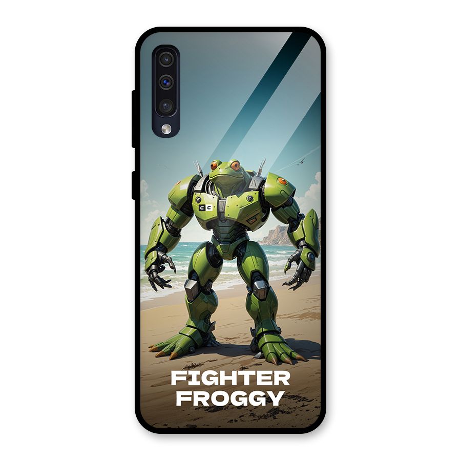 Fighter Froggy Glass Back Case for Galaxy A50s