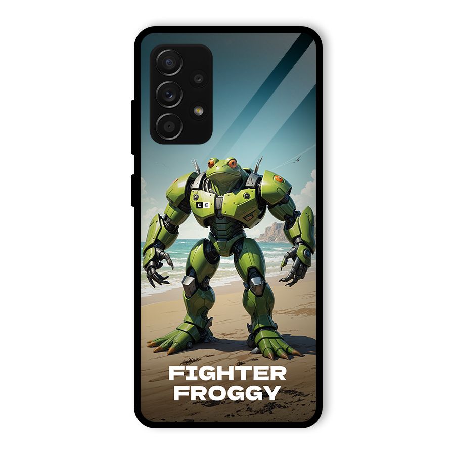 Fighter Froggy Glass Back Case for Galaxy A53 5G