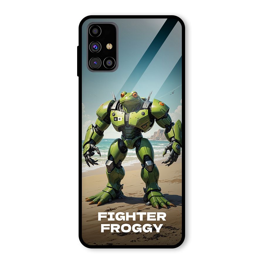 Fighter Froggy Glass Back Case for Galaxy M31s