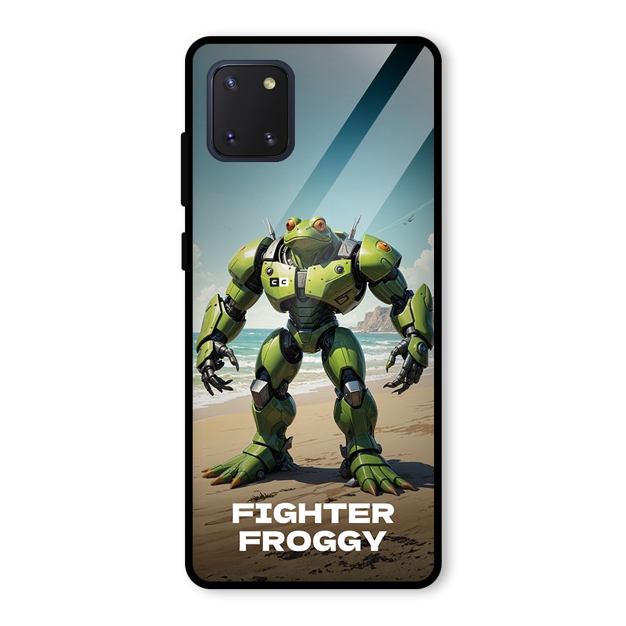 Fighter Froggy Glass Back Case for Galaxy Note 10 Lite