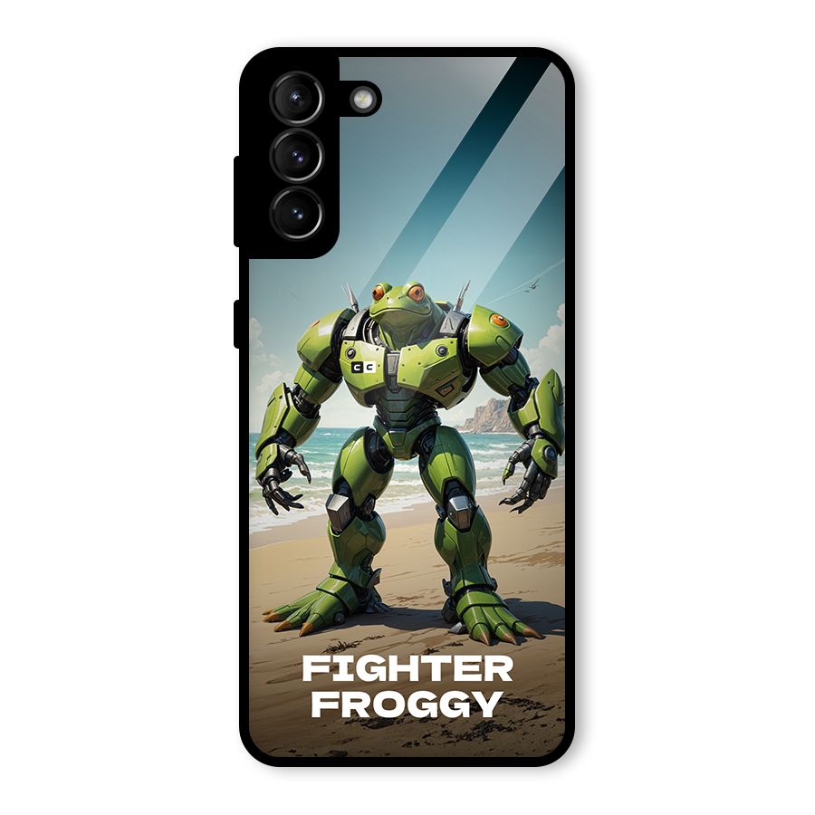 Fighter Froggy Glass Back Case for Galaxy S21 Plus