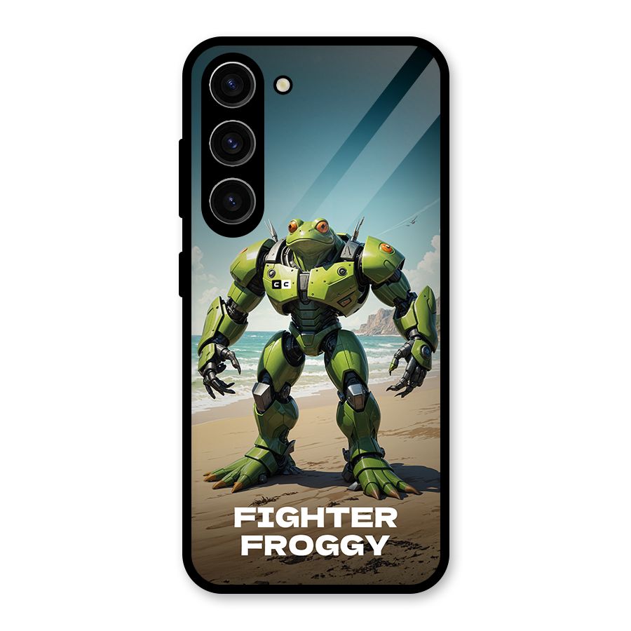 Fighter Froggy Glass Back Case for Galaxy S23