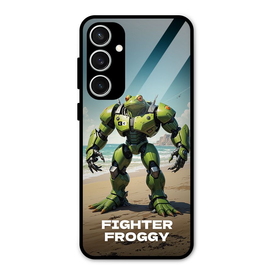 Fighter Froggy Glass Back Case for Galaxy S23 FE