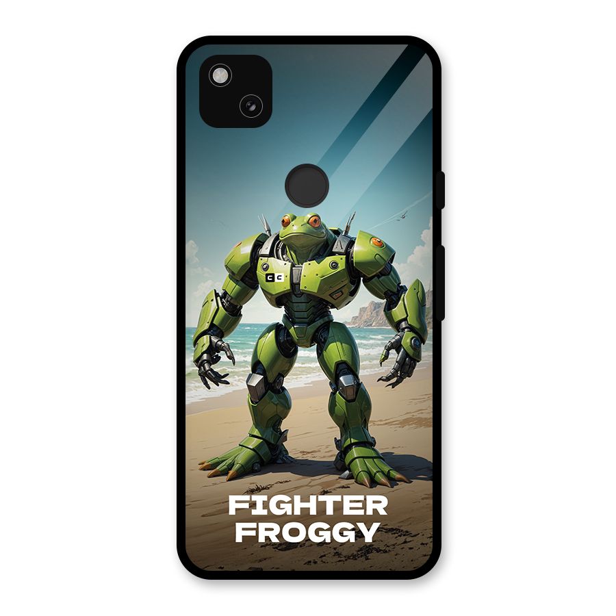 Fighter Froggy Glass Back Case for Google Pixel 4a