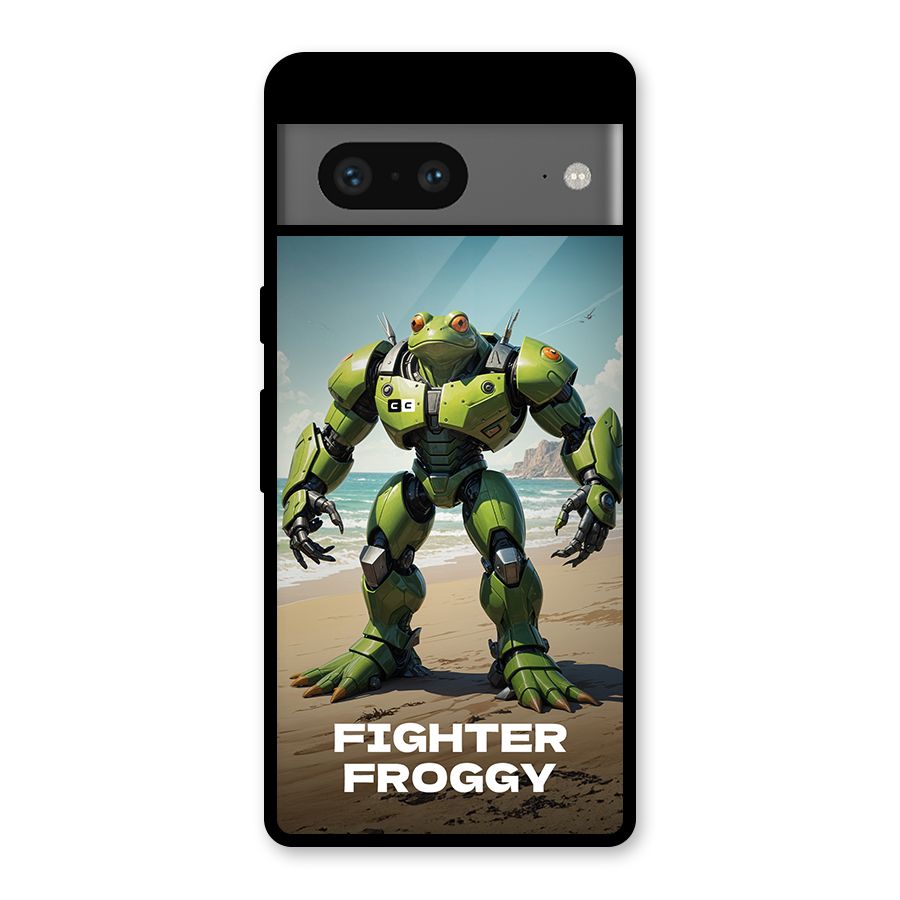 Fighter Froggy Glass Back Case for Google Pixel 7