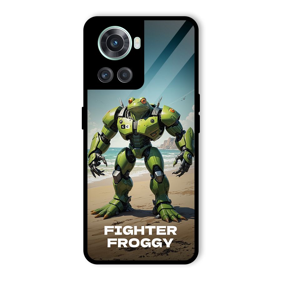 Fighter Froggy Glass Back Case for OnePlus 10R