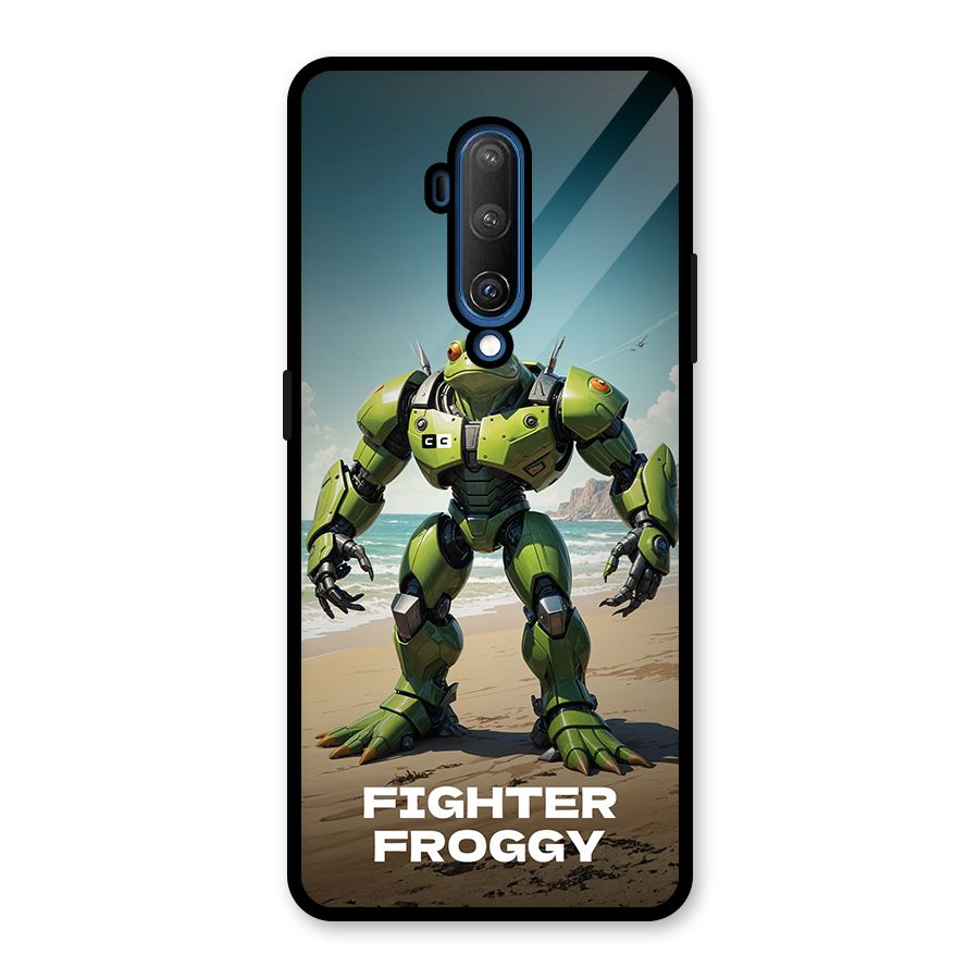 Fighter Froggy Glass Back Case for OnePlus 7T Pro