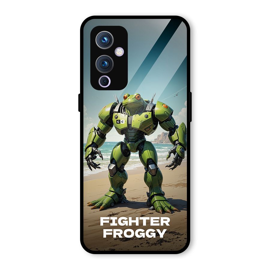 Fighter Froggy Glass Back Case for OnePlus 9