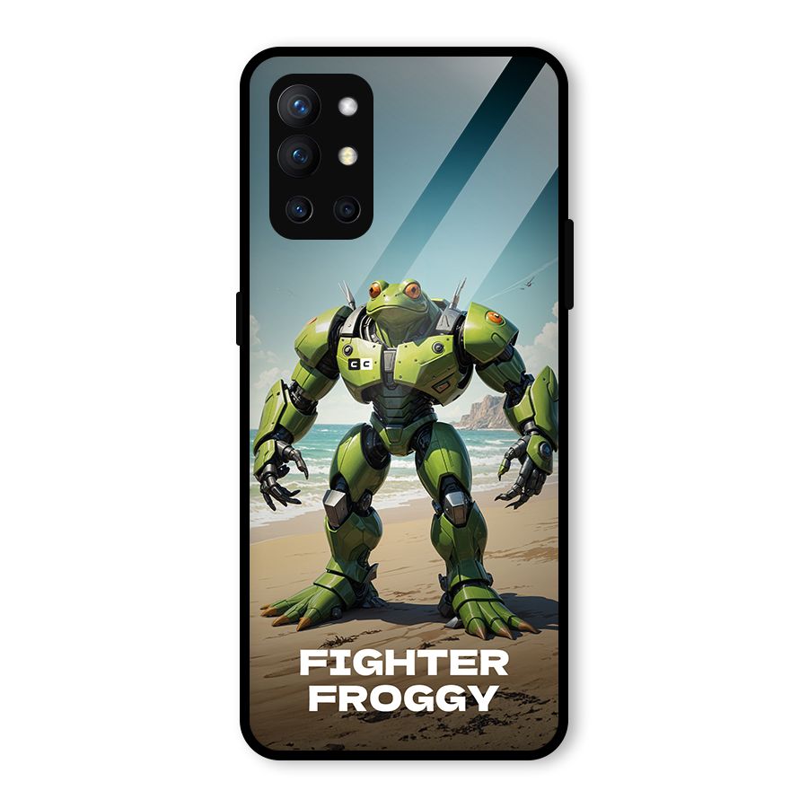 Fighter Froggy Glass Back Case for OnePlus 9R