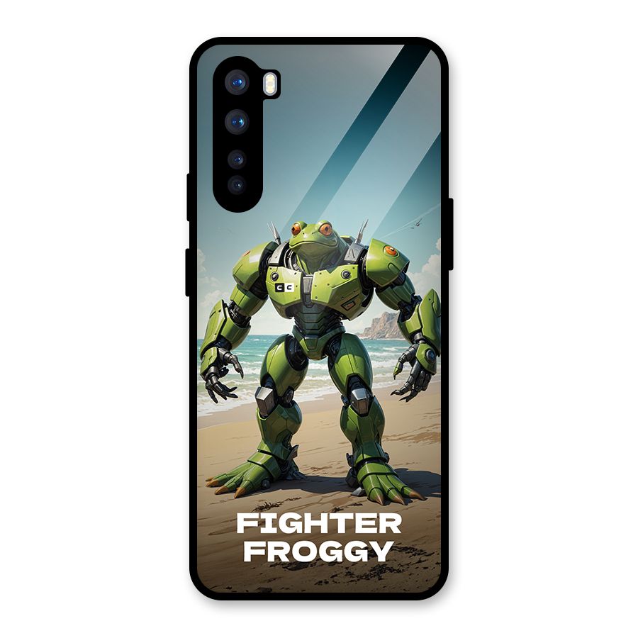 Fighter Froggy Glass Back Case for OnePlus Nord