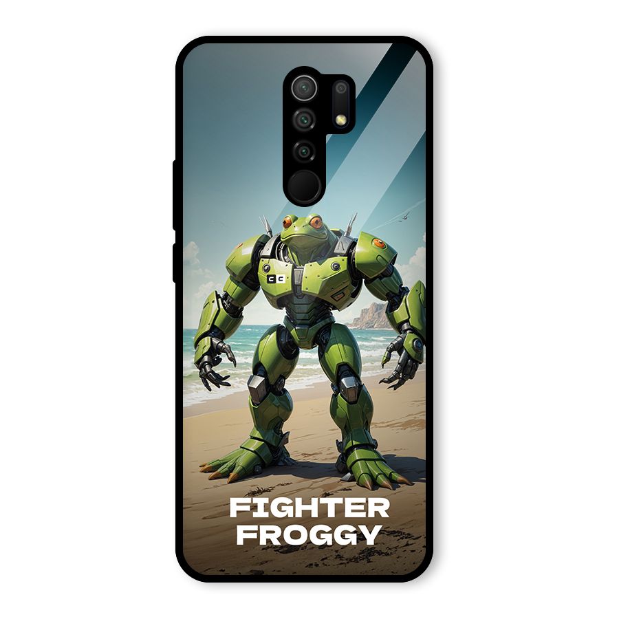 Fighter Froggy Glass Back Case for Poco M2