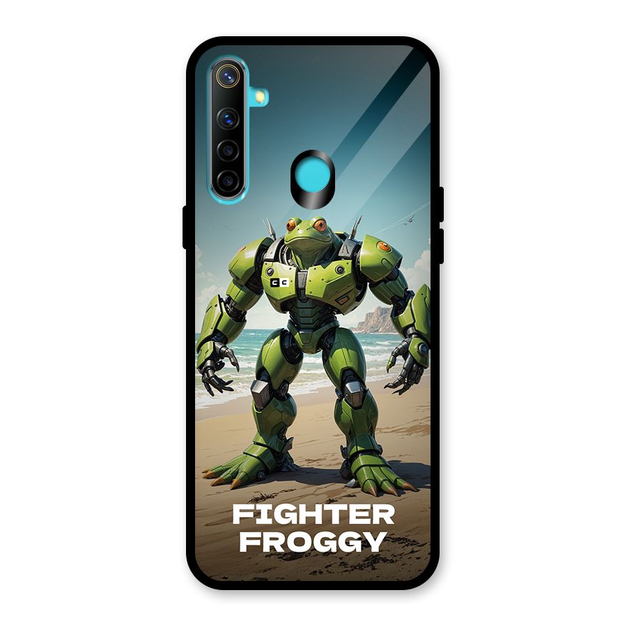 Fighter Froggy Glass Back Case for Realme 5i