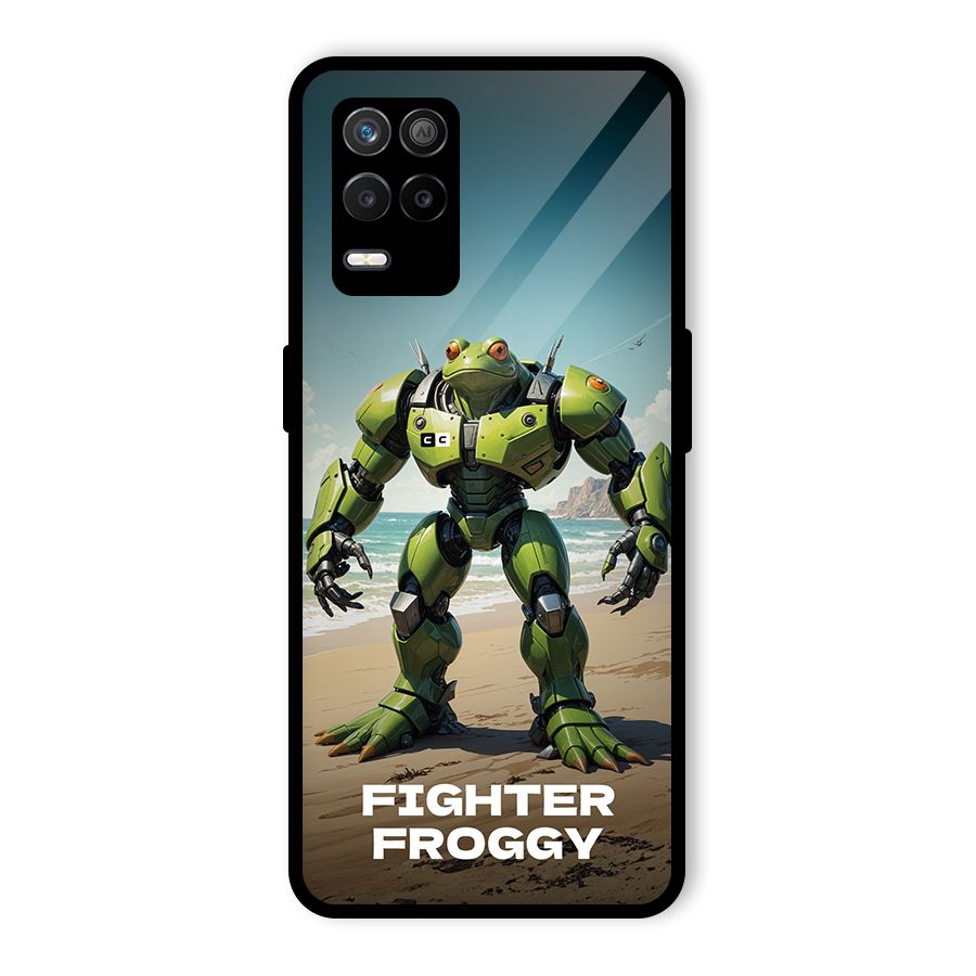 Fighter Froggy Glass Back Case for Realme 9 5G