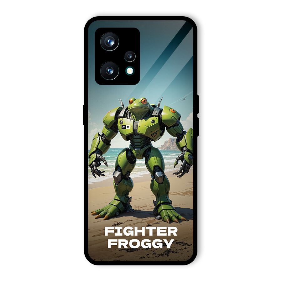 Fighter Froggy Glass Back Case for Realme 9 Pro Plus 5G