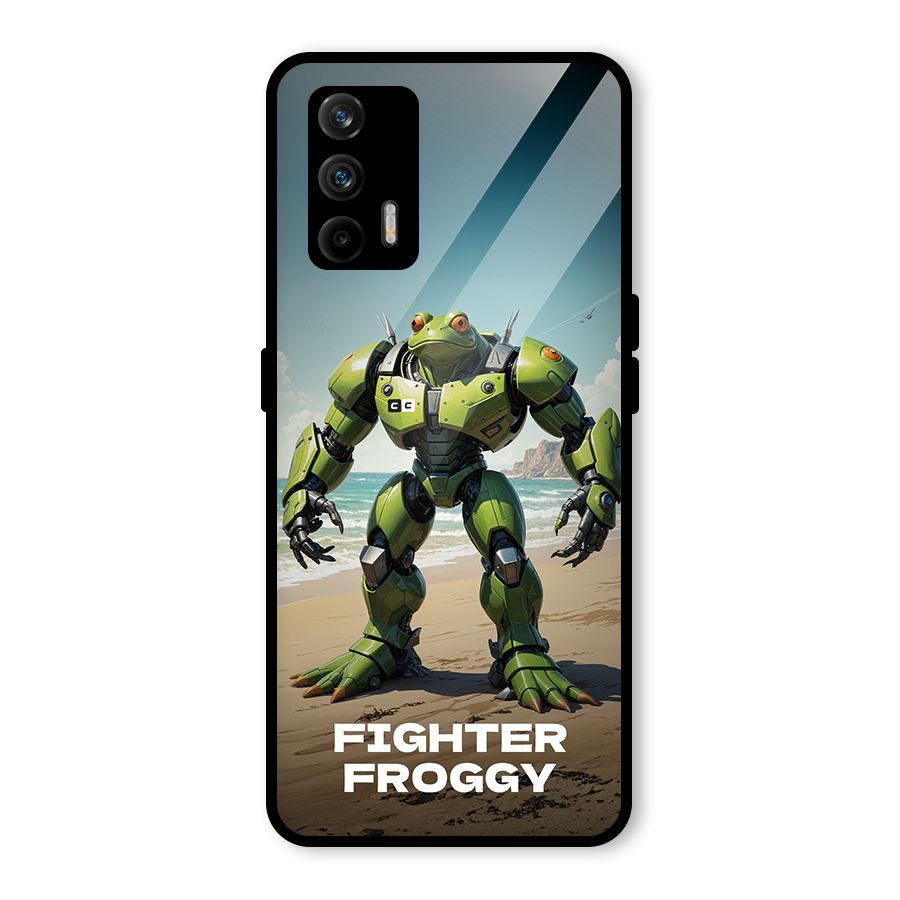 Fighter Froggy Glass Back Case for Realme GT 5G