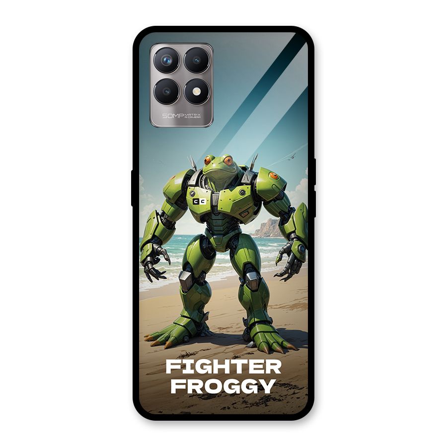 Fighter Froggy Glass Back Case for Realme Narzo 50