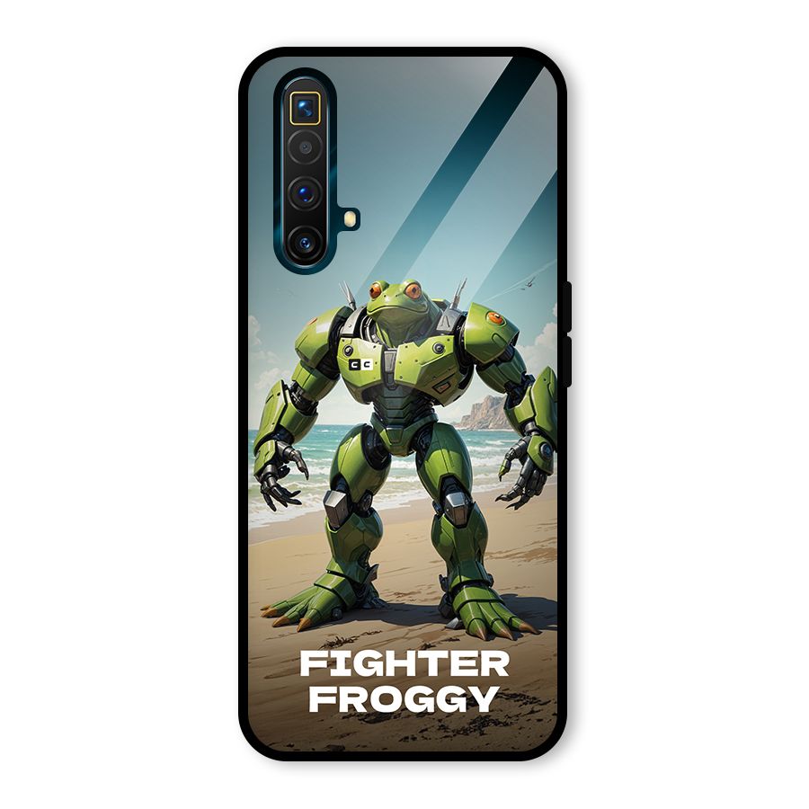 Fighter Froggy Glass Back Case for Realme X3