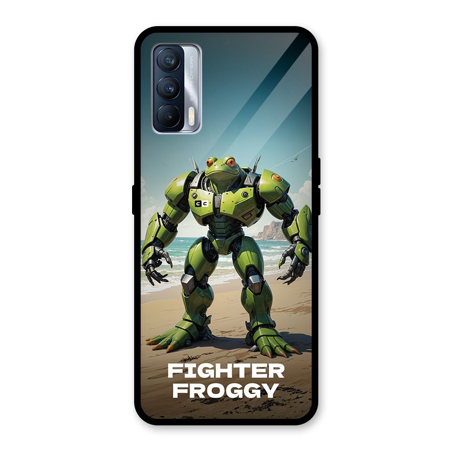 Fighter Froggy Glass Back Case for Realme X7