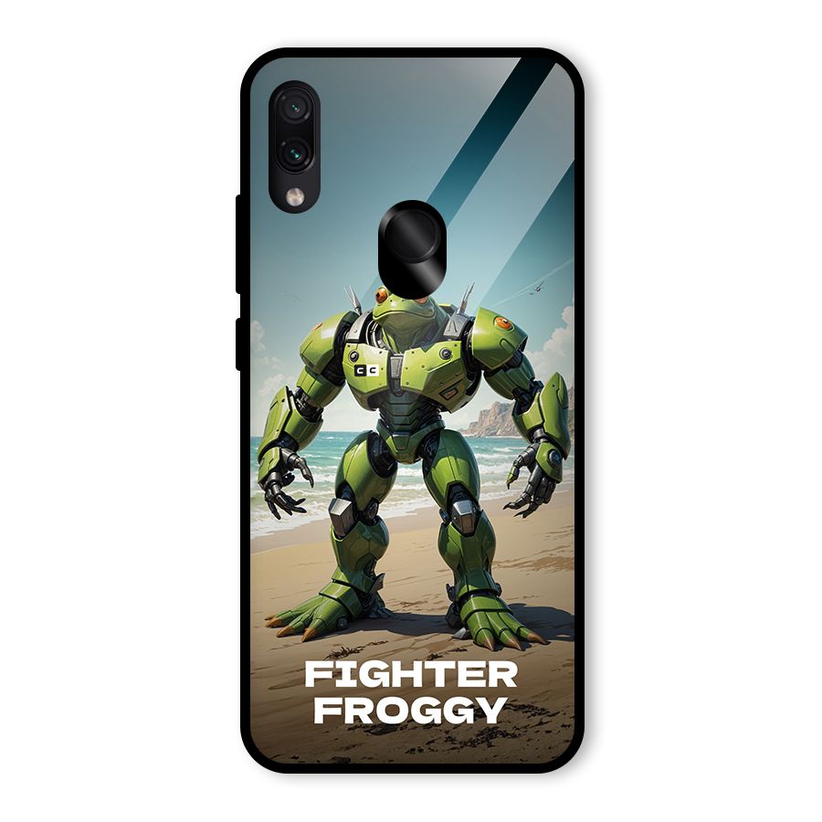 Fighter Froggy Glass Back Case for Redmi Note 7 Pro
