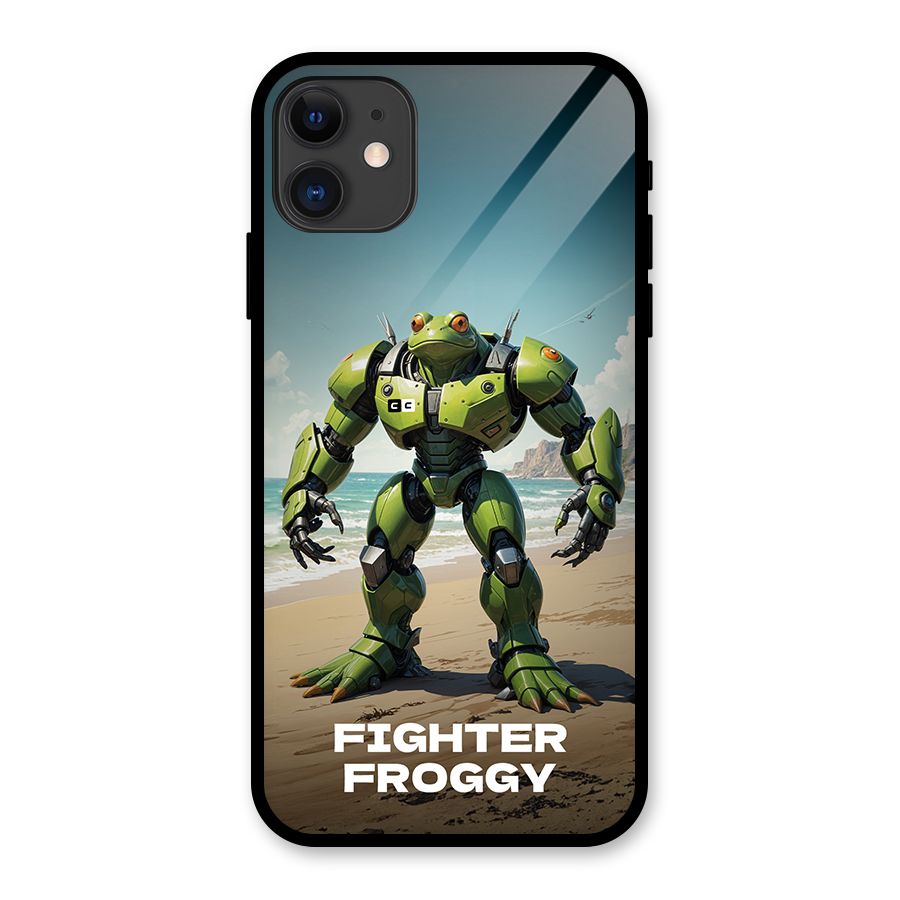 Fighter Froggy Glass Back Case for iPhone 11