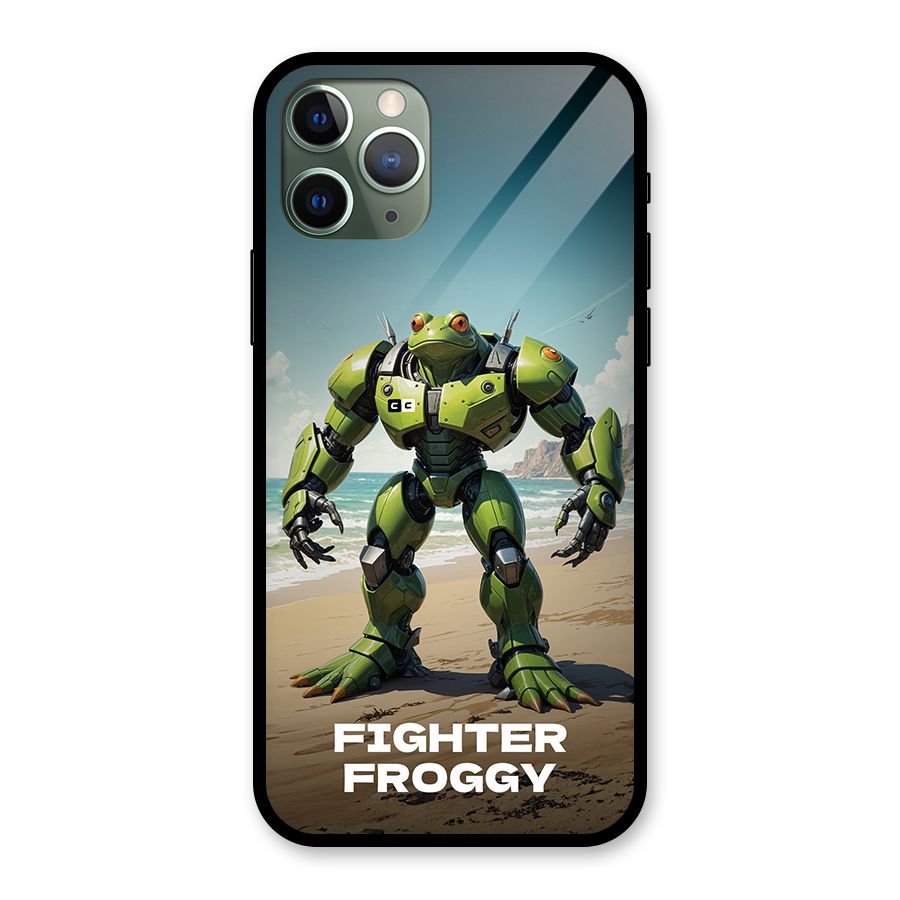 Fighter Froggy Glass Back Case for iPhone 11 Pro