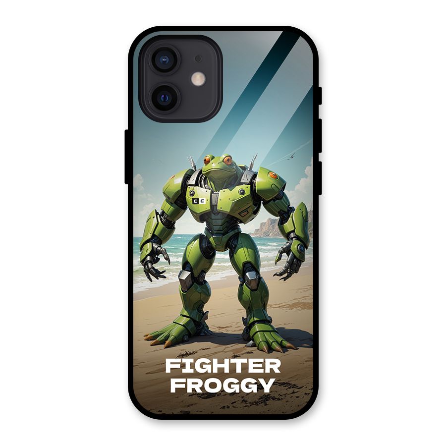 Fighter Froggy Glass Back Case for iPhone 12