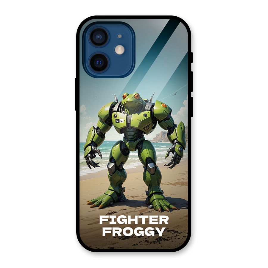 Fighter Froggy Glass Back Case for iPhone 12 Mini