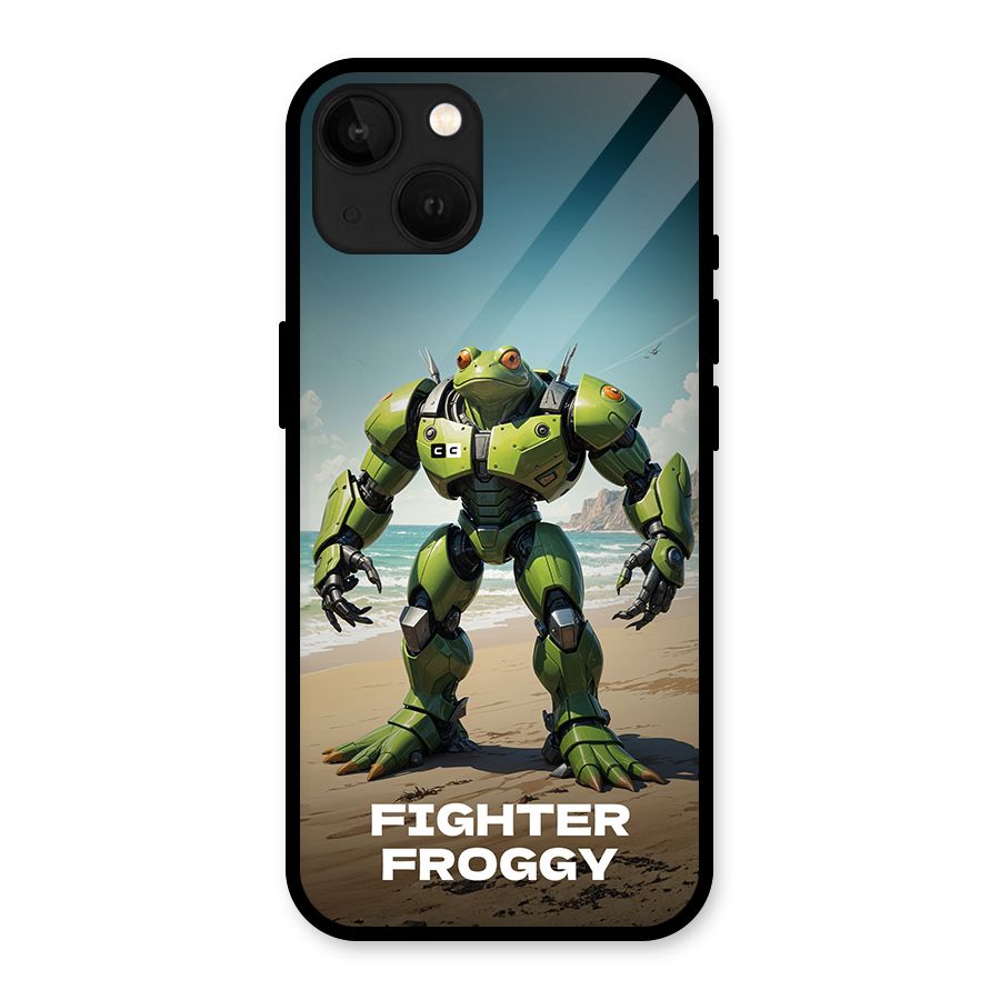 Fighter Froggy Glass Back Case for iPhone 13