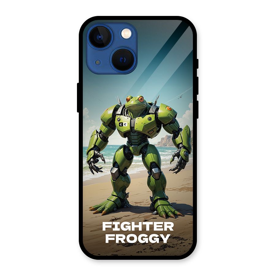 Fighter Froggy Glass Back Case for iPhone 13 Mini