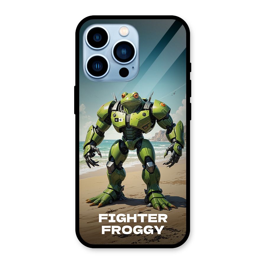 Fighter Froggy Glass Back Case for iPhone 13 Pro