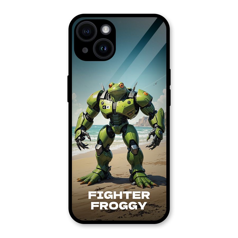 Fighter Froggy Glass Back Case for iPhone 14