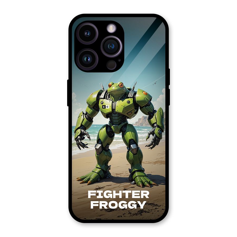 Fighter Froggy Glass Back Case for iPhone 14 Pro Max