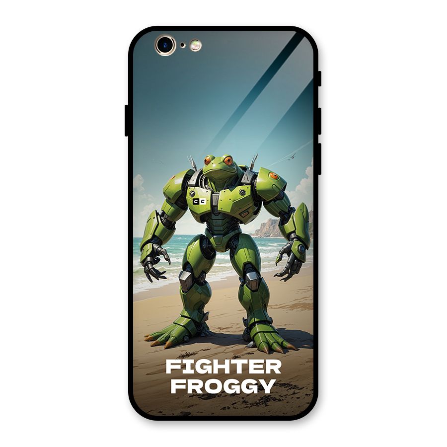 Fighter Froggy Glass Back Case for iPhone 6 6S