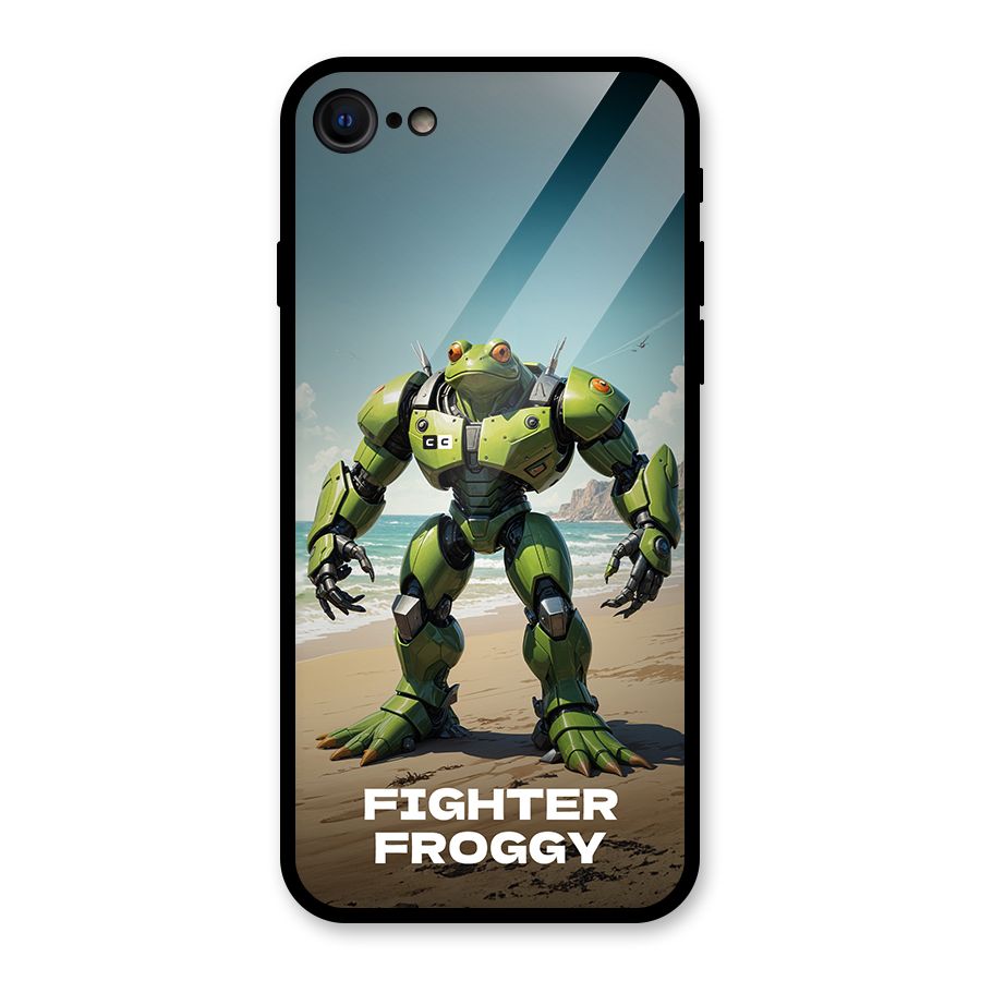 Fighter Froggy Glass Back Case for iPhone 7