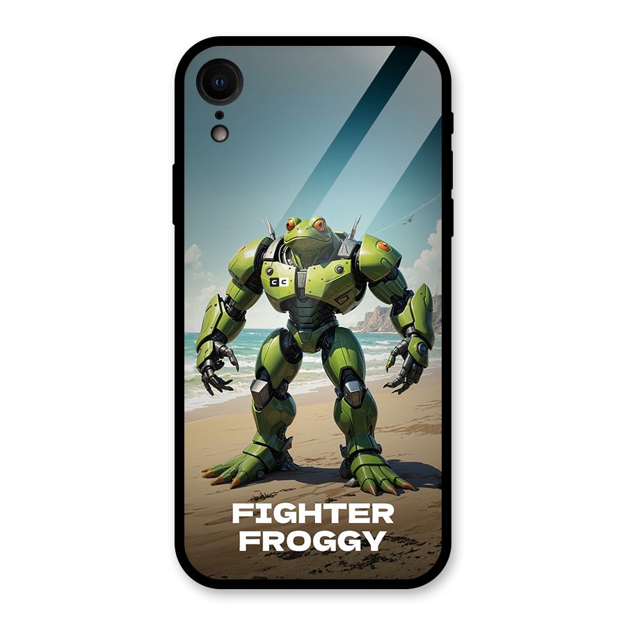Fighter Froggy Glass Back Case for iPhone XR