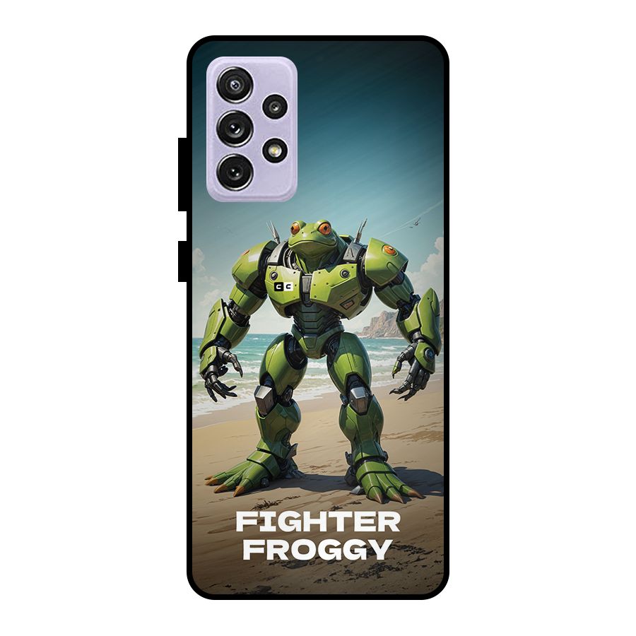 Fighter Froggy Metal Back Case for Galaxy A72