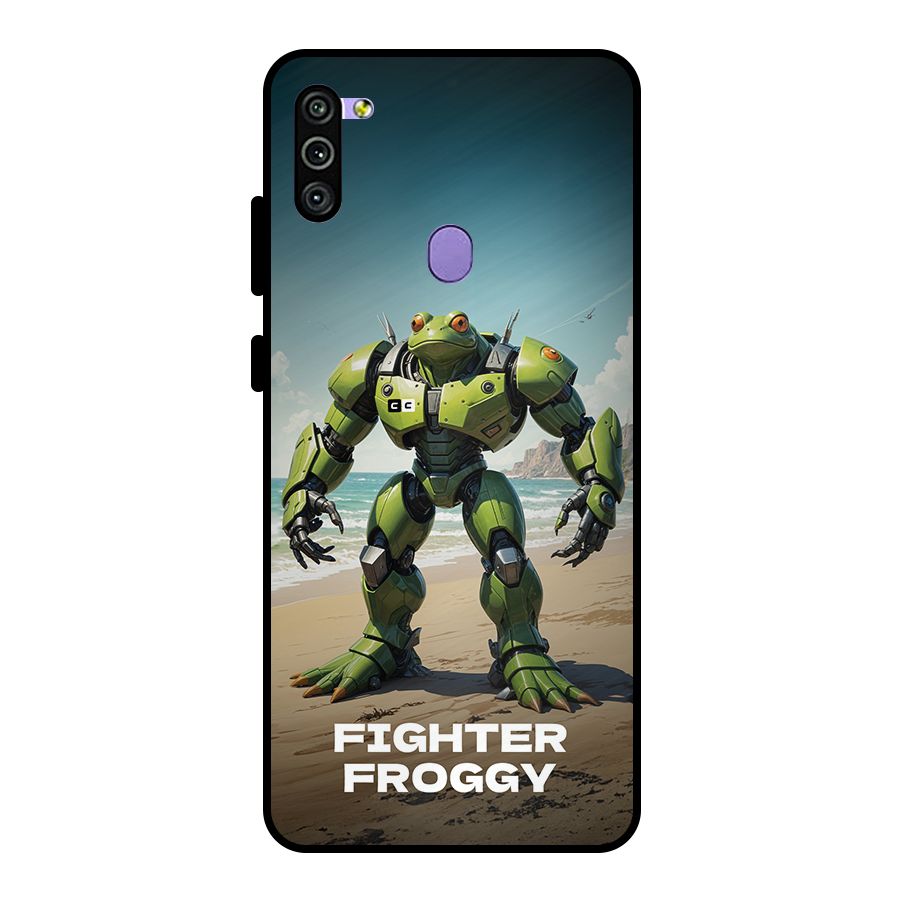 Fighter Froggy Metal Back Case for Galaxy M11